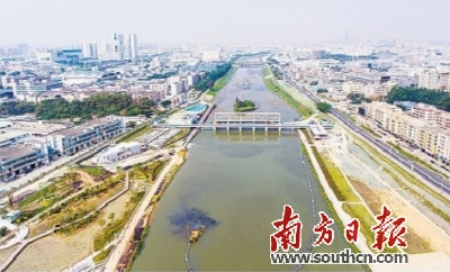 治理中的深圳茅洲河（2018年4月3日摄）.jpg